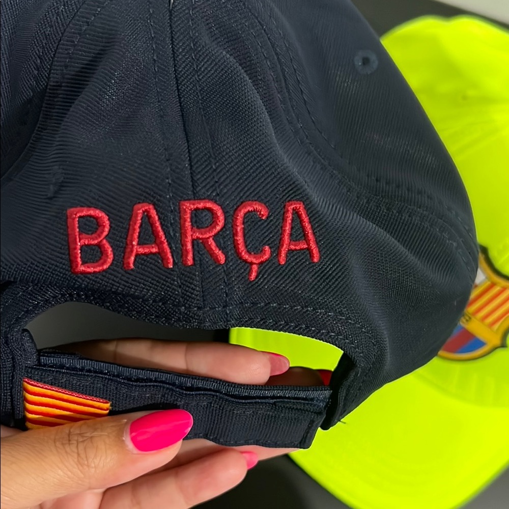 FC Barcelona Blue and Yellow Baseball Hats - Picture 6 of 8